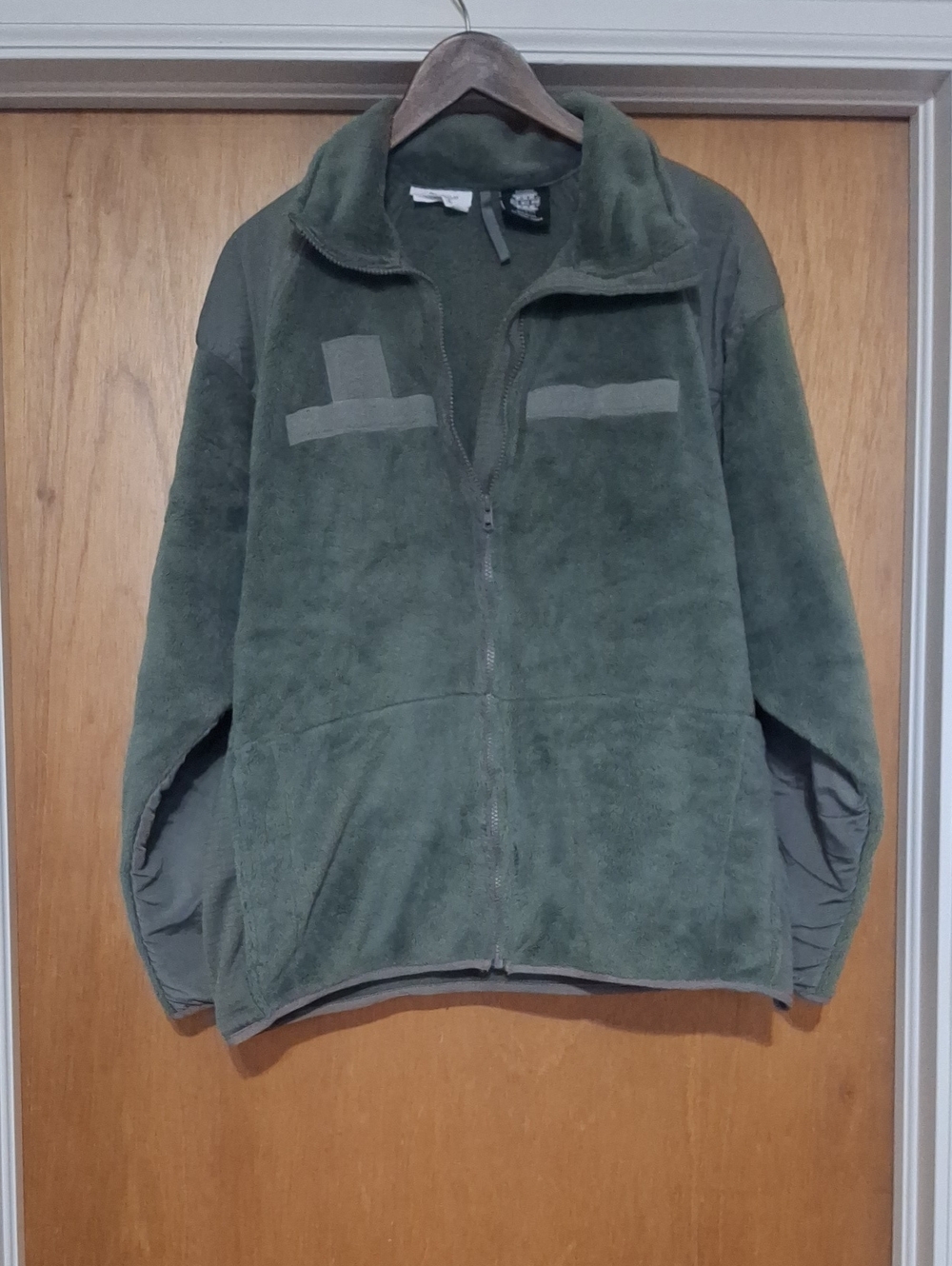 Men's Olive Green Tactical Fleece Jacket